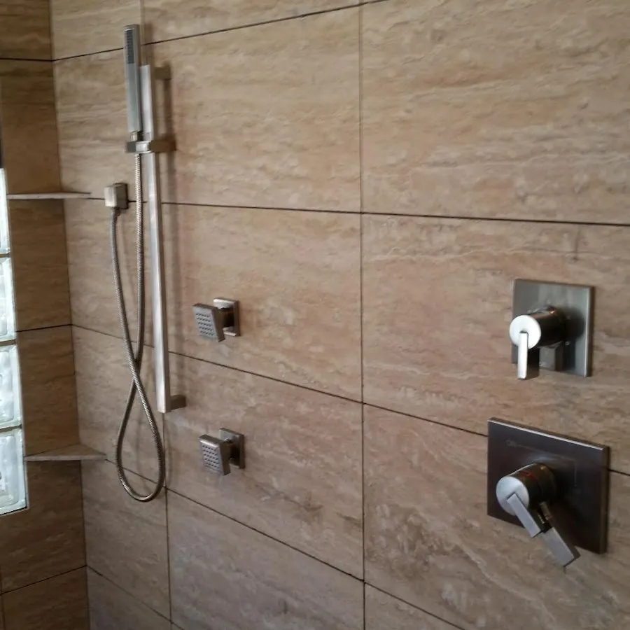 Shower fixture installation for Water Heater Replacement in Norfolk